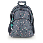 Mochila tres compartimentos Gabol Secret en color gris