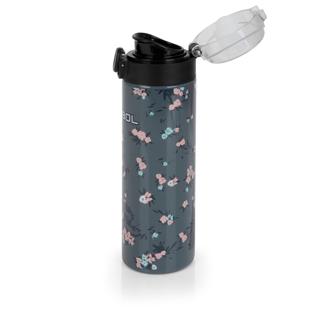 Botella acero inoxidable Gabol Secret en color gris, imagen 2