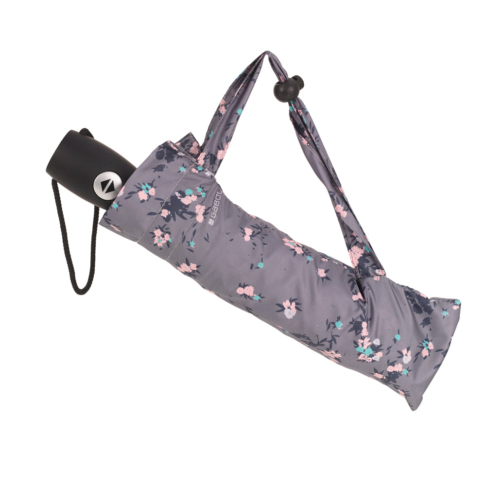 Paraguas plegable Gabol Secret en color gris, imagen 2