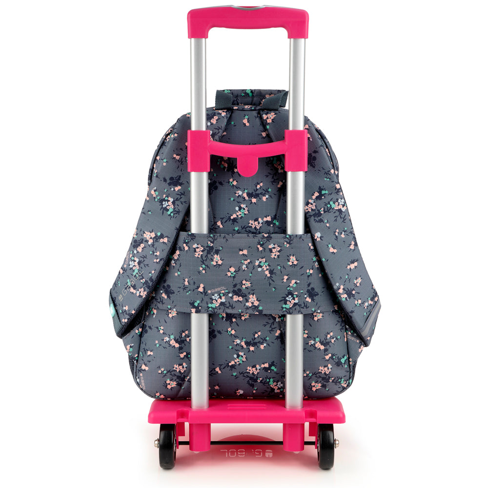 Mochila adaptable a carro Gabol Secret en color gris, imagen 6