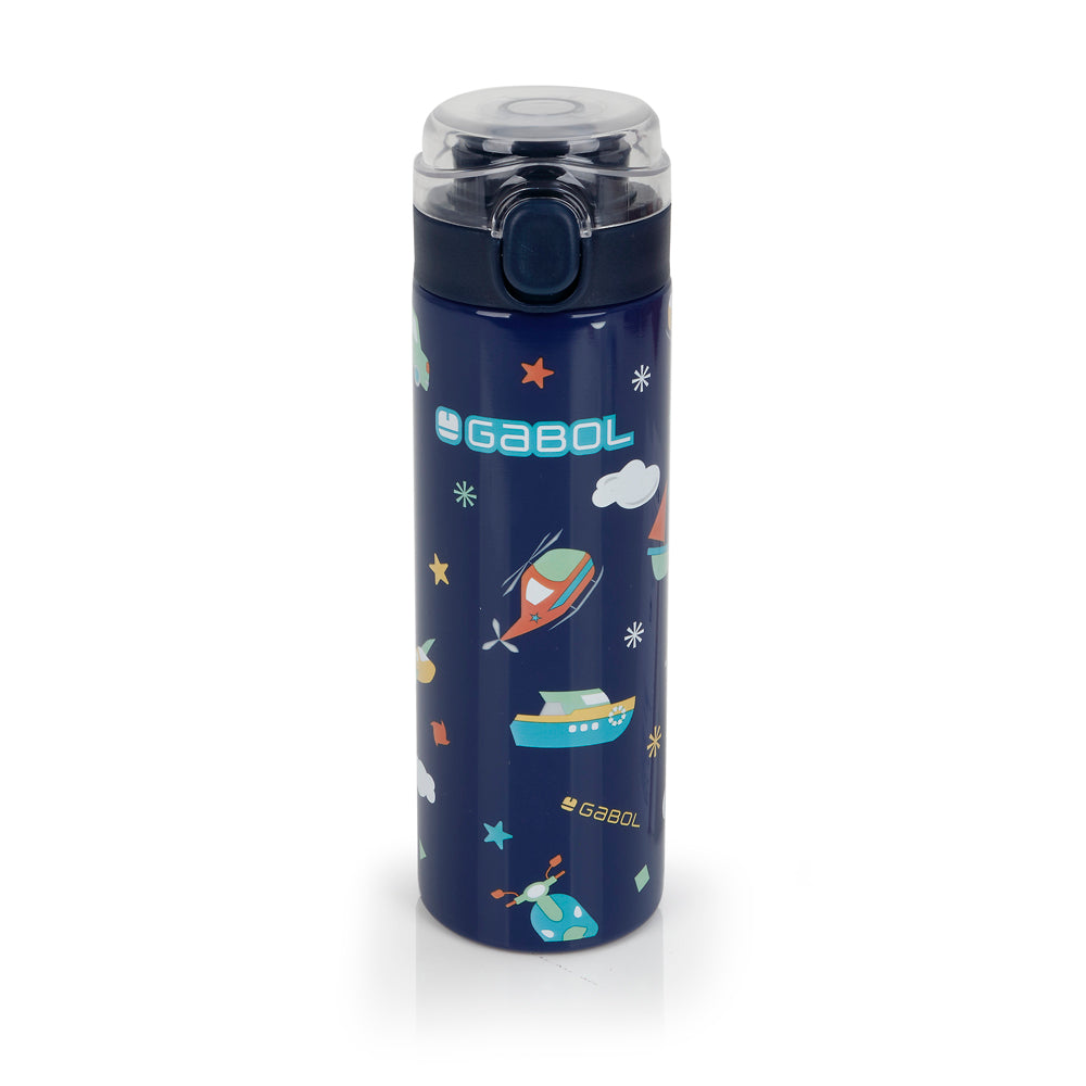Botella acero inoxidable Gabol Speedy en color azul marino