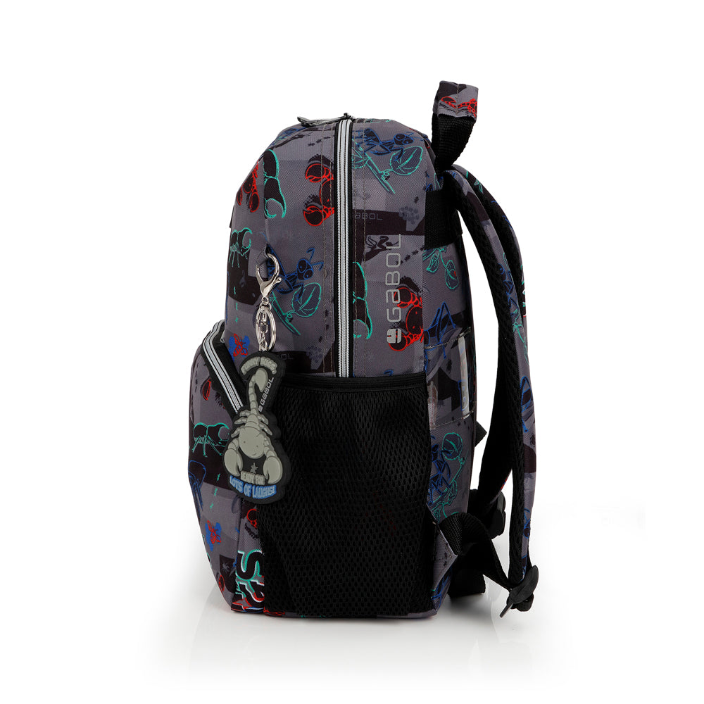 Mochila pequeña Gabol Bugs en color negro, imagen 2