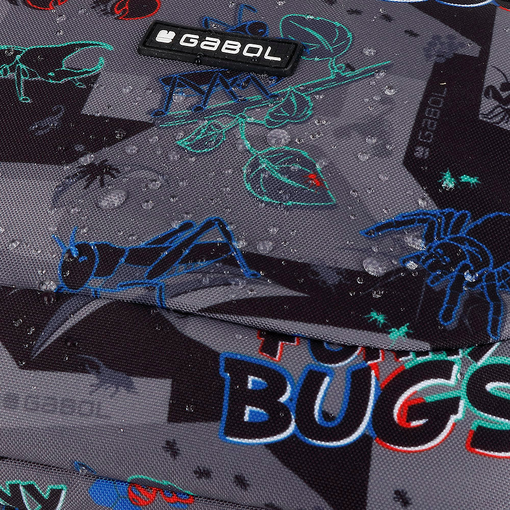 Mochila pequeña Gabol Bugs en color negro, imagen 5