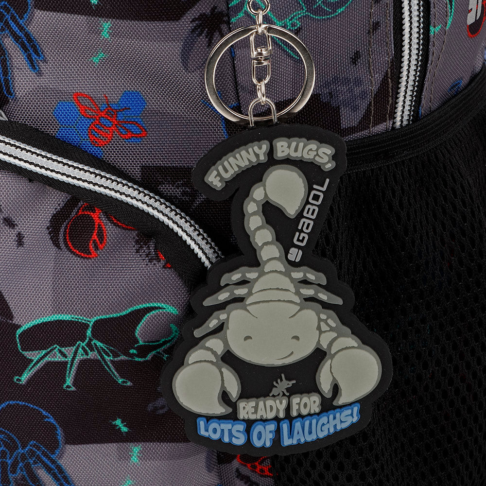 Mochila pequeña Gabol Bugs en color negro, imagen 6