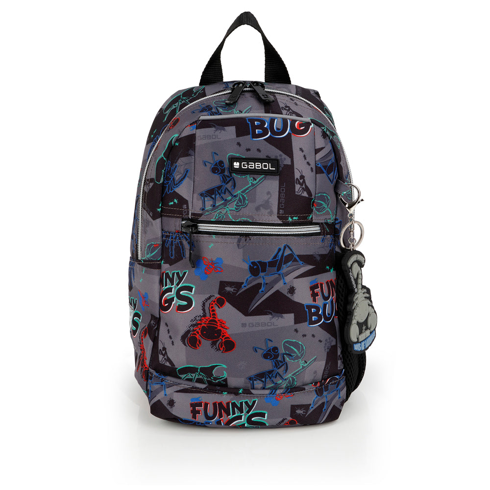 Mochila mini Gabol Bugs en color negro