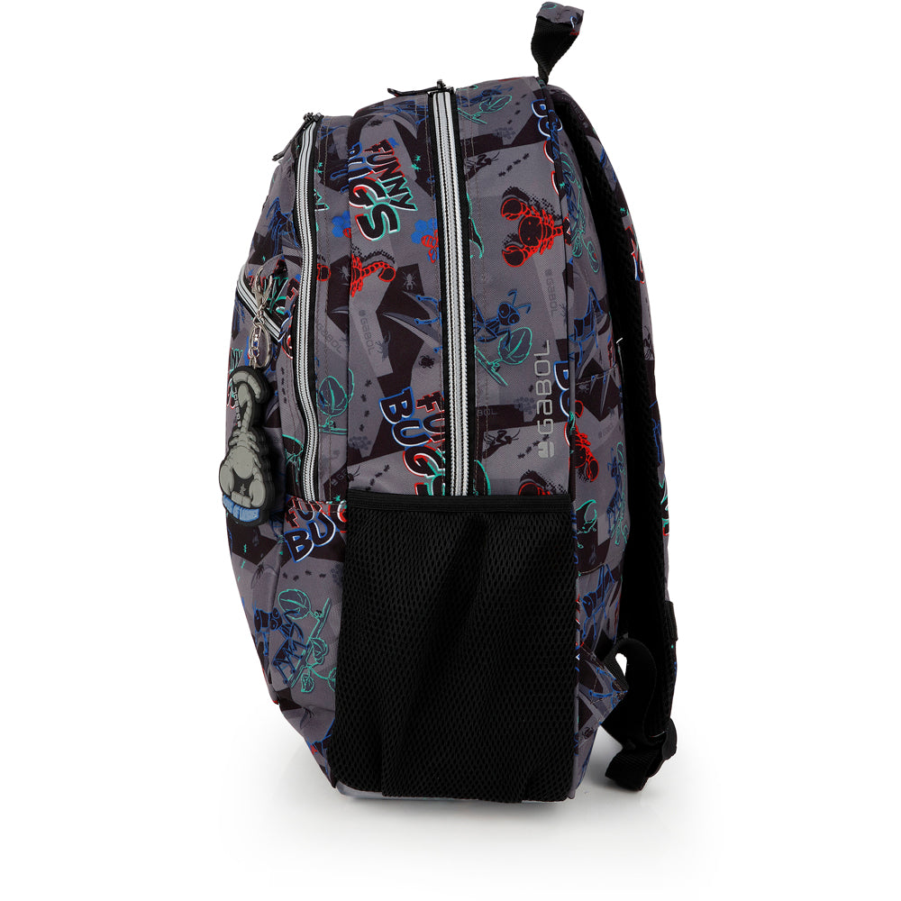Mochila adaptable a carro Gabol Bugs en color negro, imagen 2