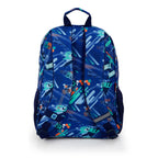 Mochila pequeña con acople a carro Gabol Crew en color azul, imagen 3