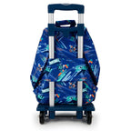 Mochila pequeña con acople a carro Gabol Crew en color azul, imagen 5