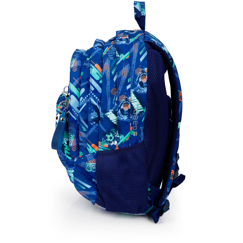 Mochila tres compartimentos Gabol Crew en color azul, imagen 2
