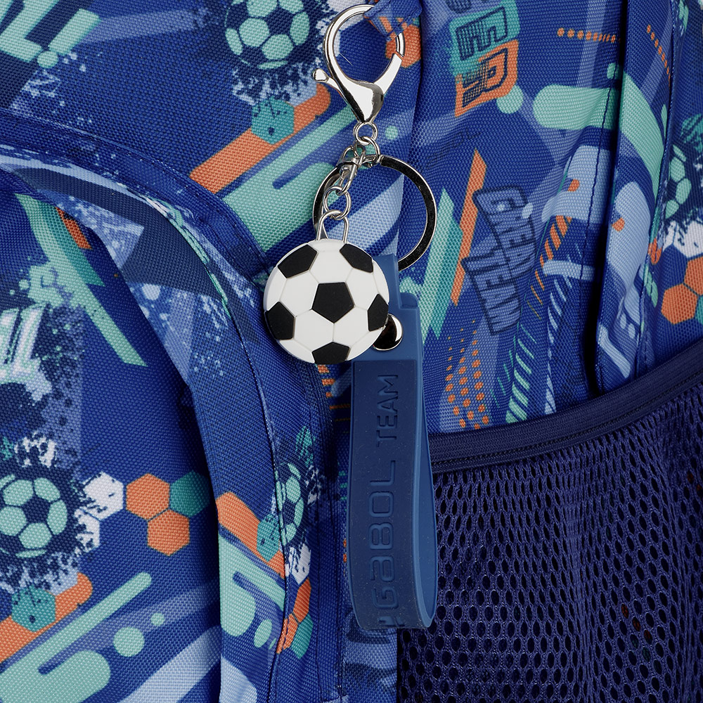 Mochila tres compartimentos Gabol Crew en color azul, imagen 5