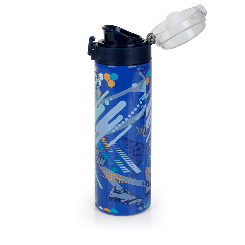 Botella acero inoxidable Gabol Crew en color azul, imagen 2