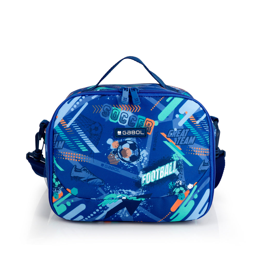 Porta alimentos térmico Gabol Crew en color azul