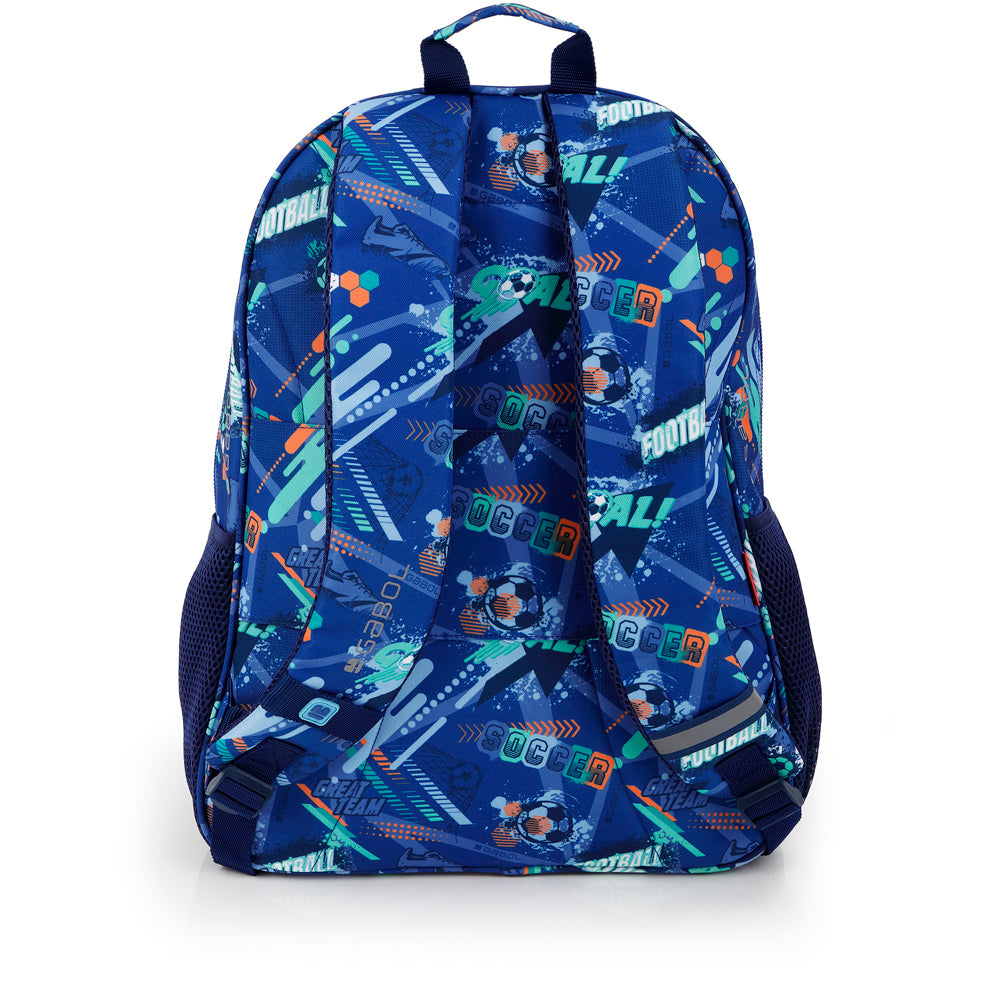 Mochila adaptable a carro Gabol Crew en color azul, imagen 3