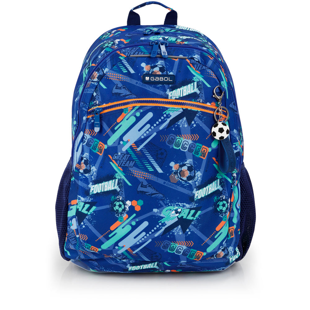 Mochila adaptable a carro Gabol Crew en color azul