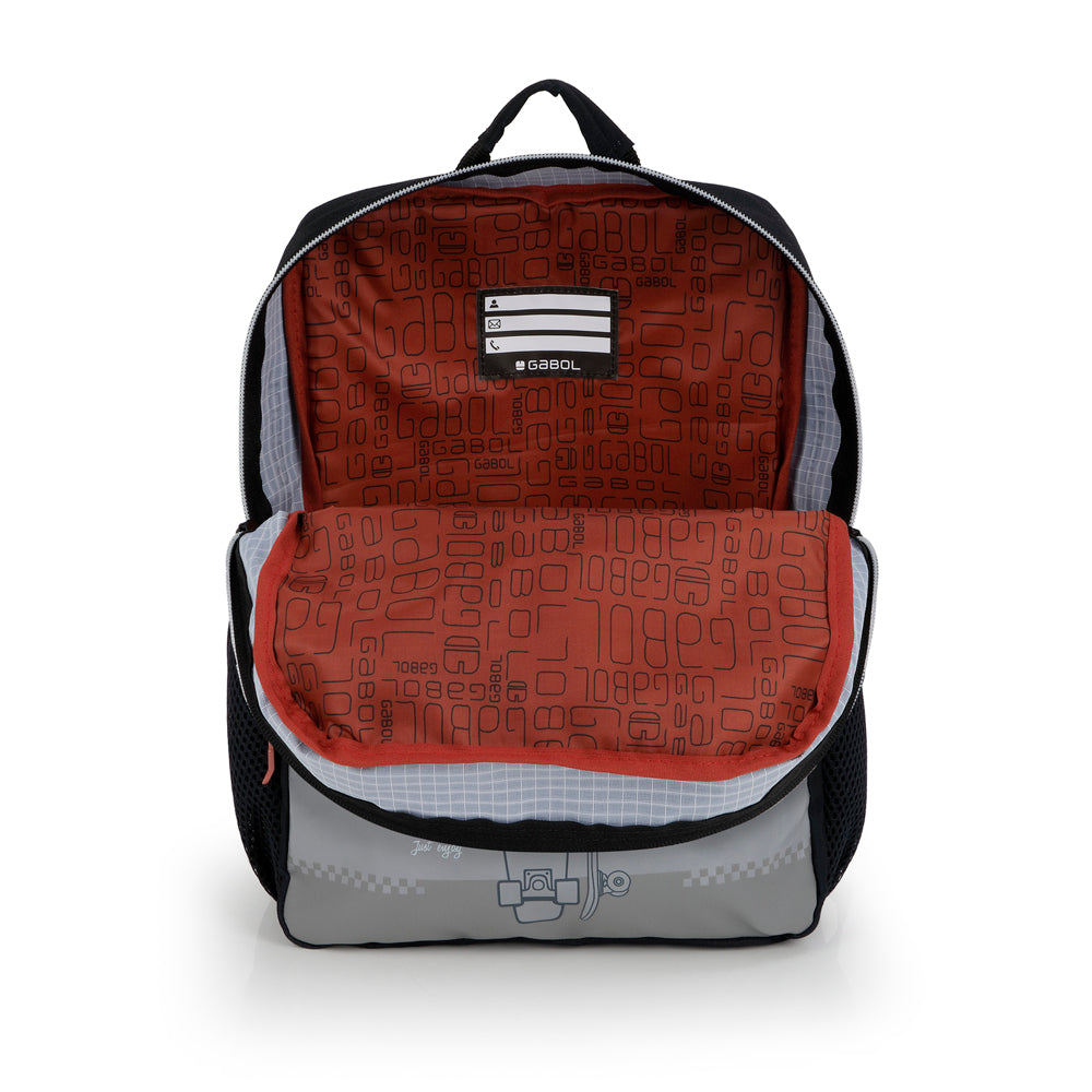 Mochila pequeña Gabol Trick en color gris, imagen 4