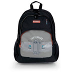 Mochila tres compartimentos Gabol Trick en color gris