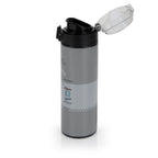 Botella acero inoxidable Gabol Trick en color gris, imagen 2