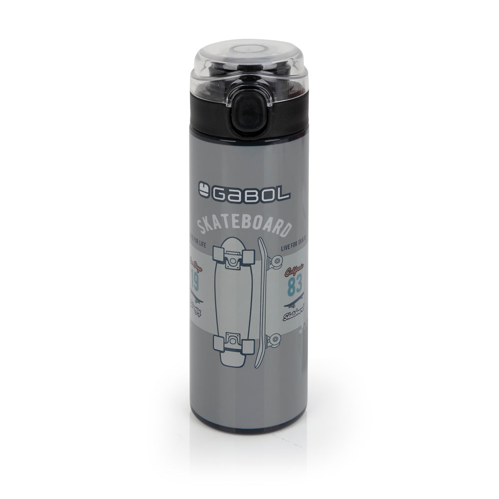 Botella acero inoxidable Gabol Trick en color gris