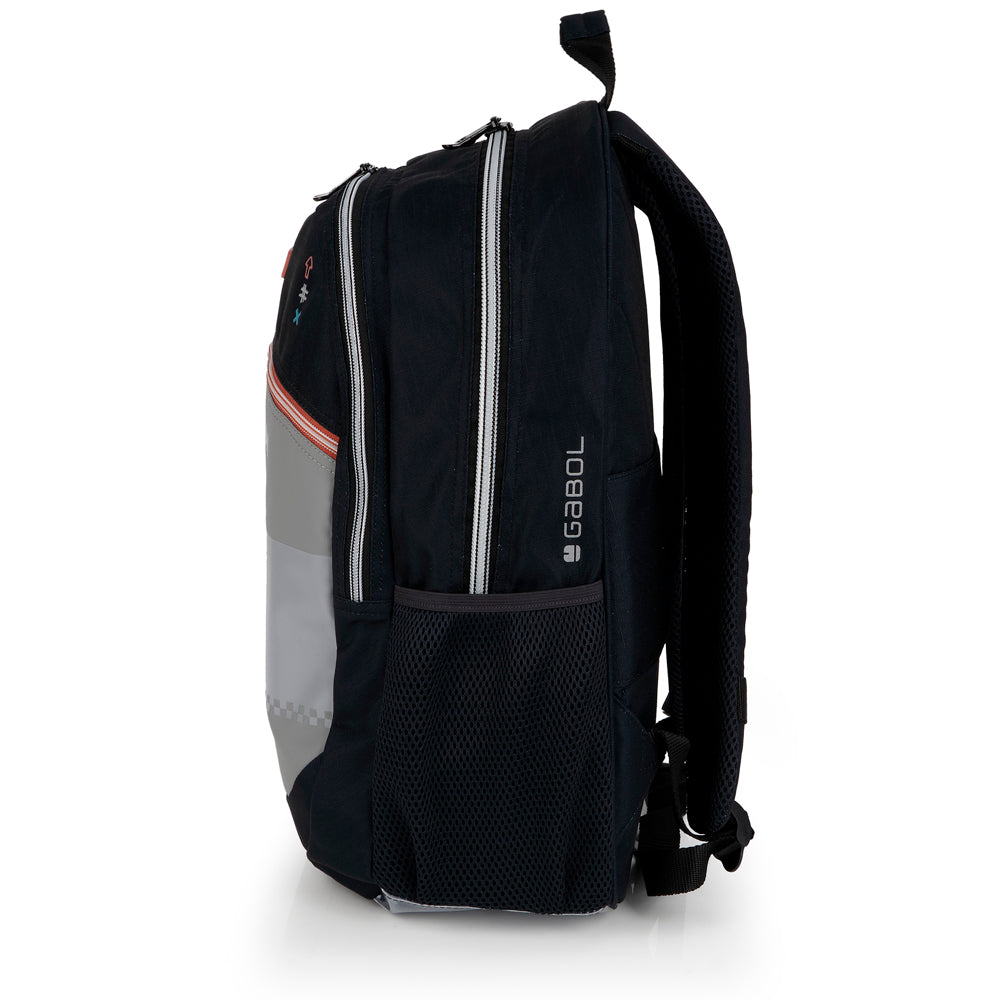 Mochila adaptable a carro Gabol Trick en color gris, imagen 2