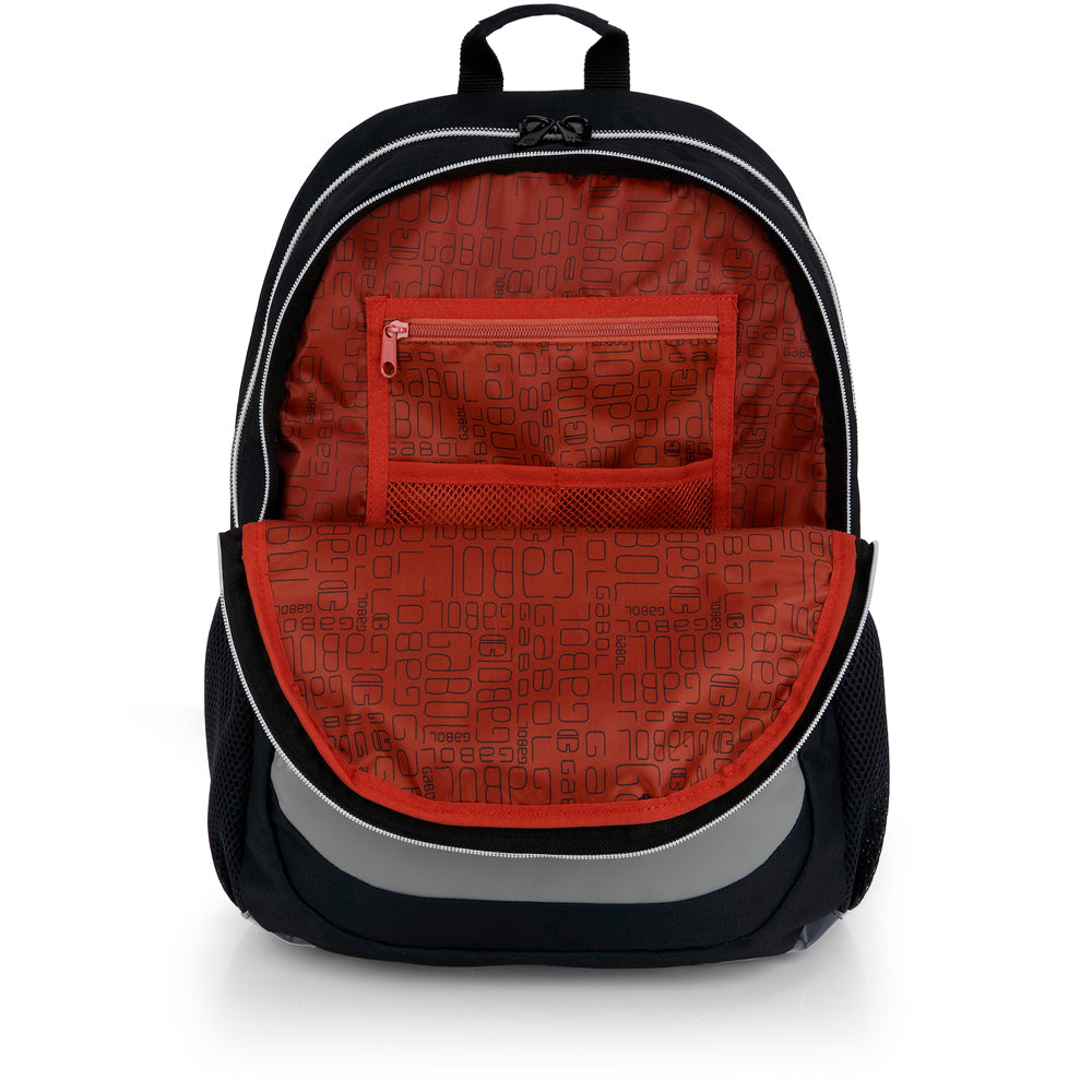 Mochila adaptable a carro Gabol Trick en color gris, imagen 4