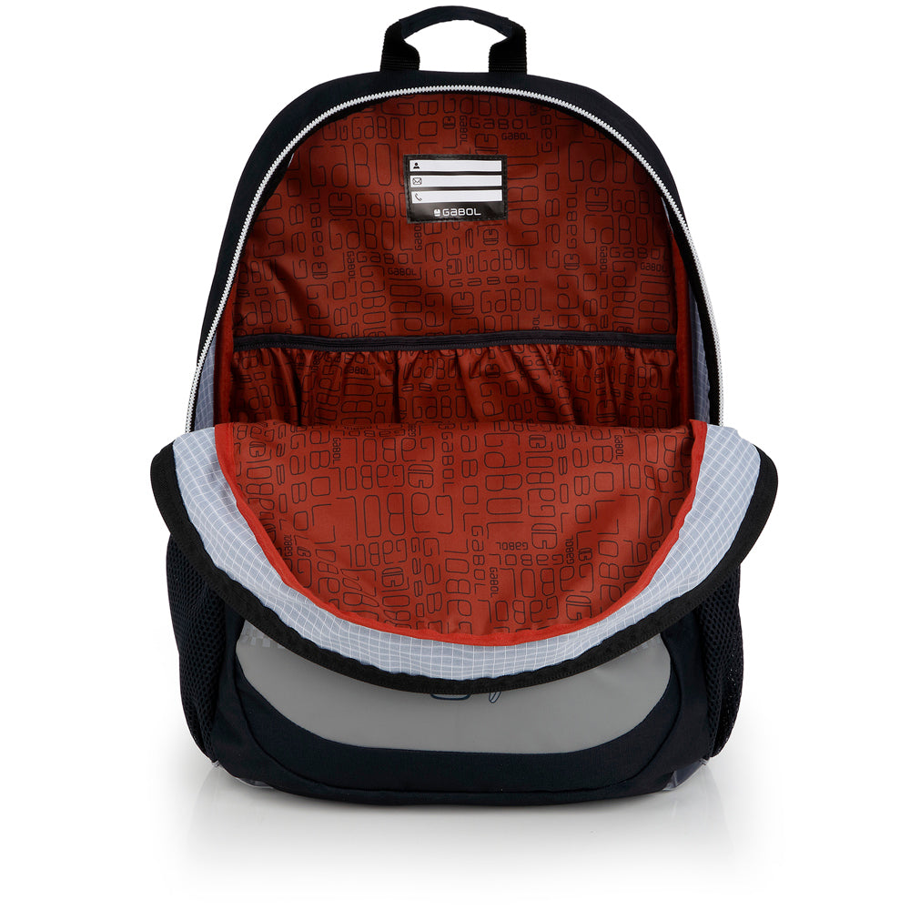Mochila adaptable a carro Gabol Trick en color gris, imagen 5
