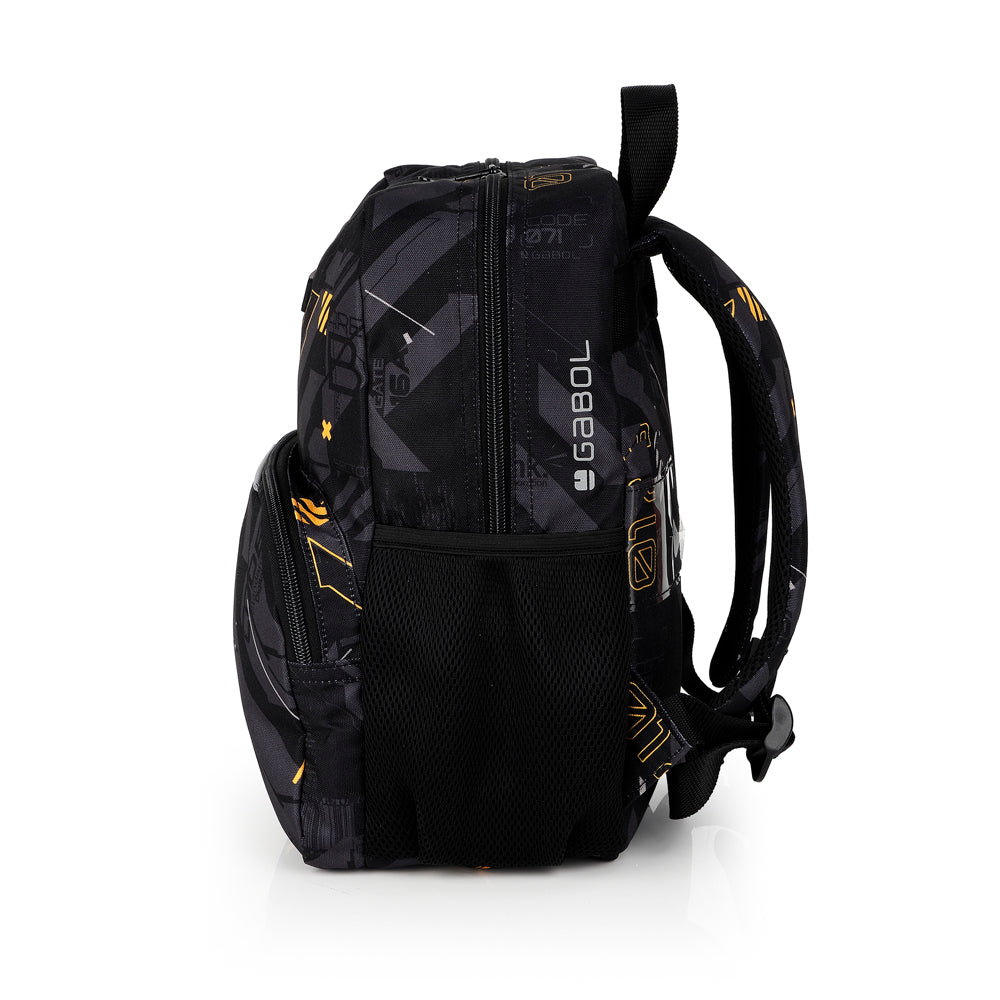 Mochila pequeña Gabol Byte en color negro, imagen 2