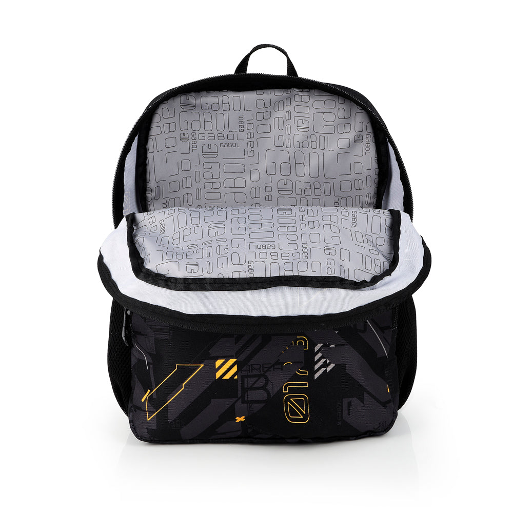 Mochila pequeña Gabol Byte en color negro, imagen 4
