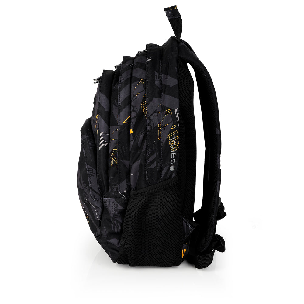 Mochila tres compartimentos Gabol Byte en color negro, imagen 2