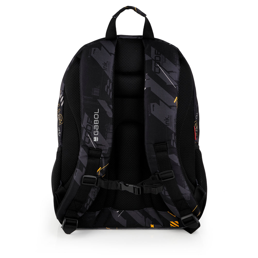 Mochila tres compartimentos Gabol Byte en color negro, imagen 3