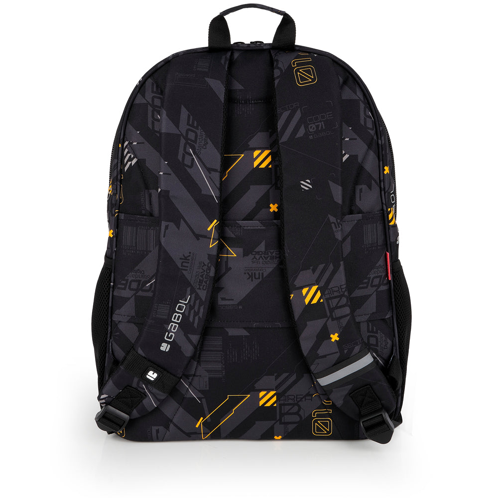 Mochila adaptable a carro Gabol Byte en color negro, imagen 3