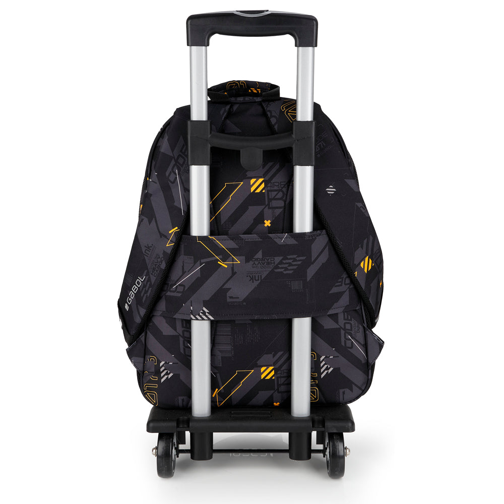 Mochila adaptable a carro Gabol Byte en color negro, imagen 6