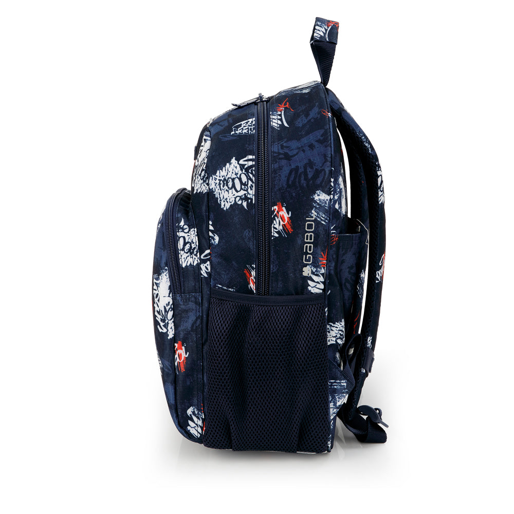 Mochila pequeña con acople a carro Gabol Dash en color azul marino, imagen 2