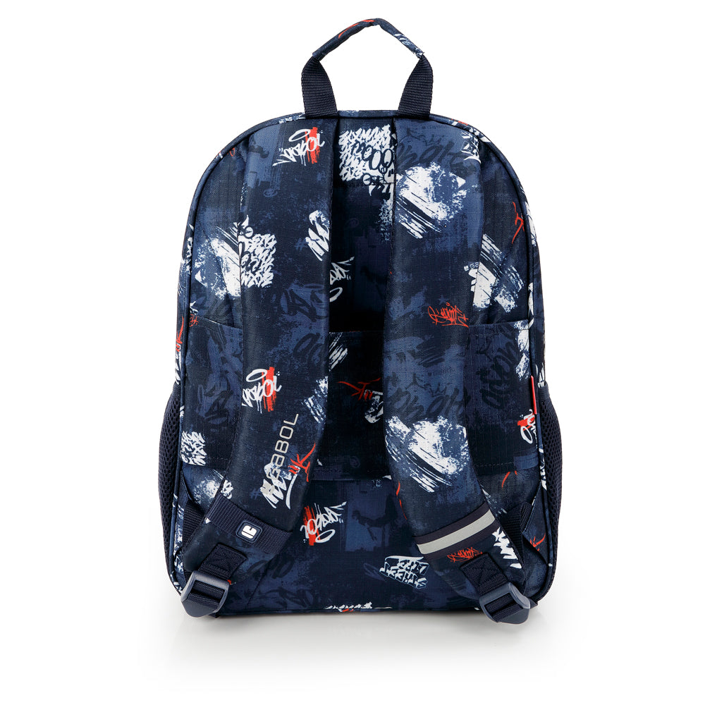 Mochila pequeña con acople a carro Gabol Dash en color azul marino, imagen 3