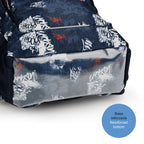 Mochila tres compartimentos Gabol Dash en color azul marino, imagen 5
