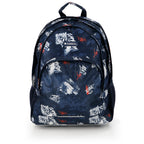 Mochila tres compartimentos Gabol Dash en color azul marino