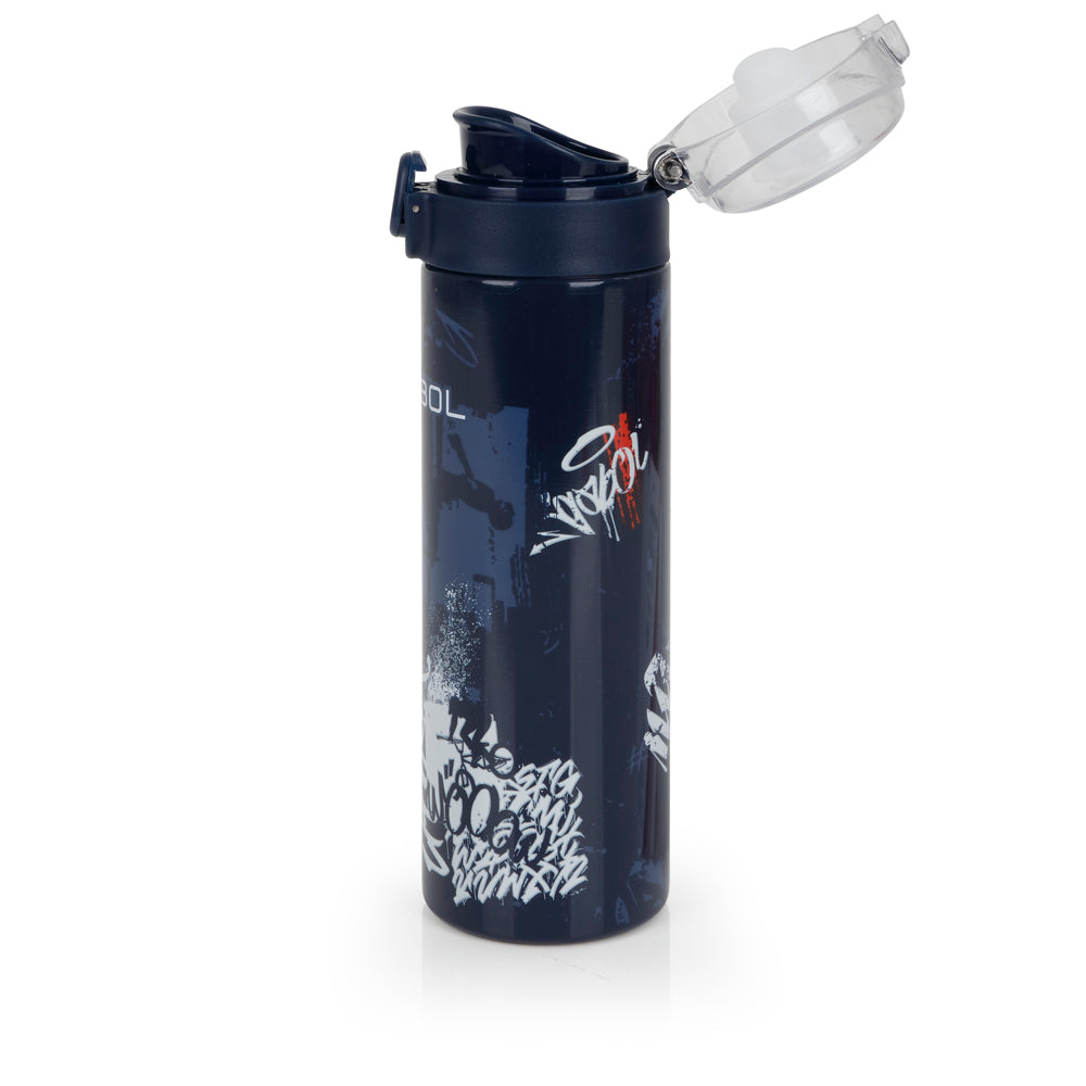 Botella acero inoxidable Gabol Dash en color azul marino, imagen 2