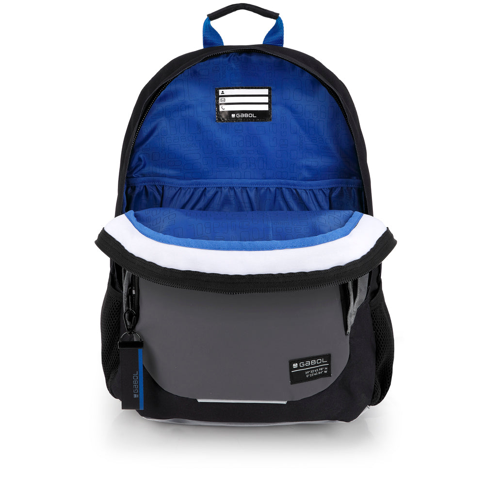 Mochila tres compartimentos Gabol Soul en color negro, imagen 5