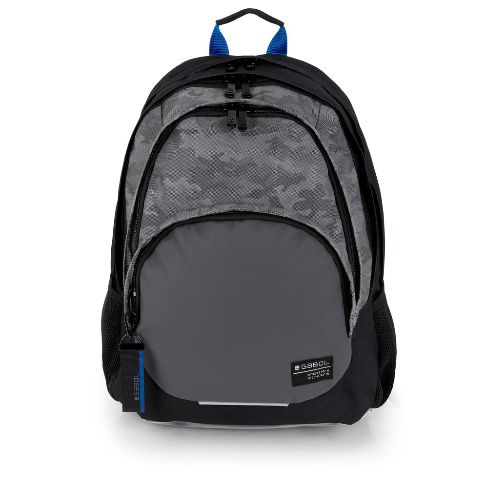 Mochila tres compartimentos Gabol Soul en color negro