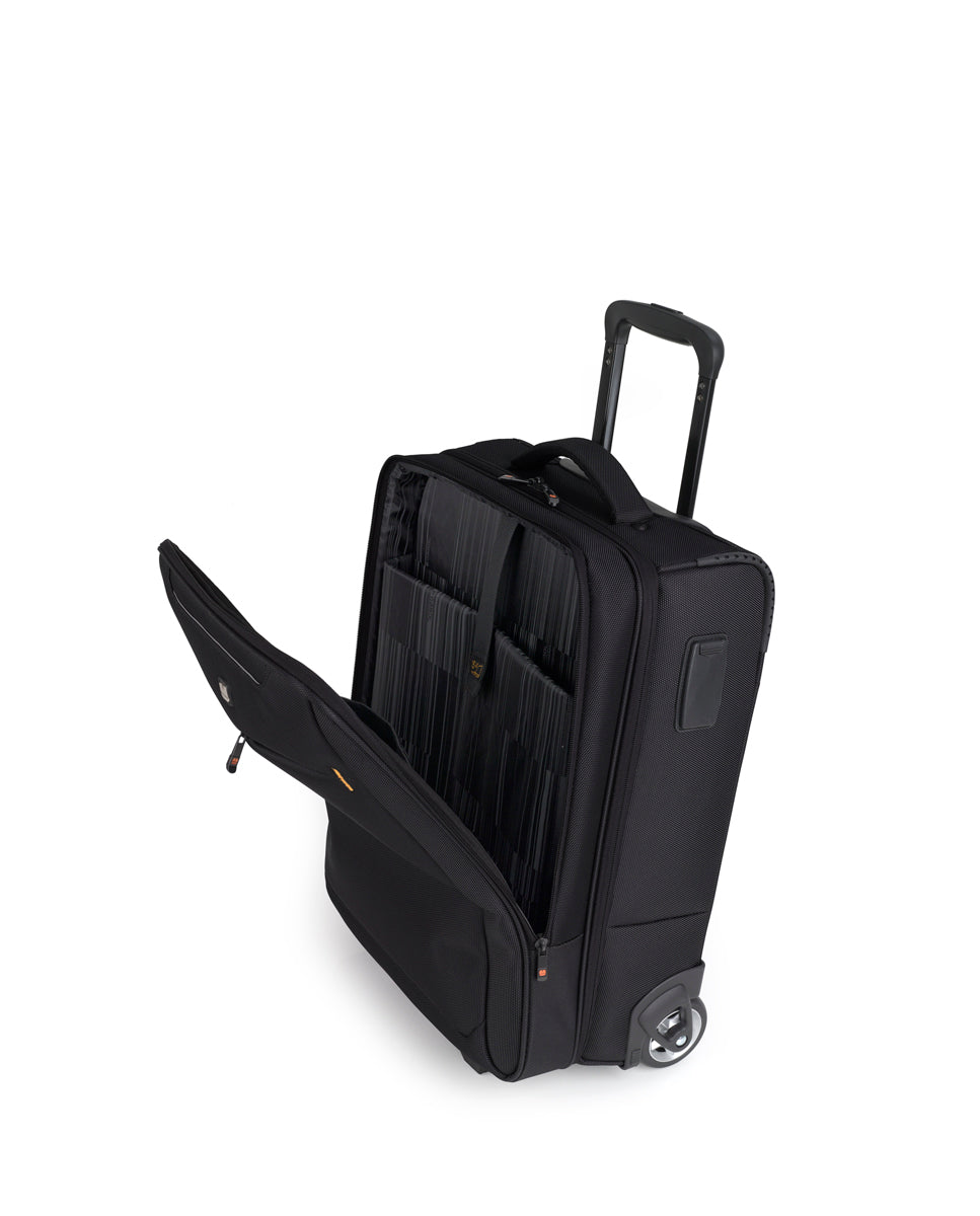 Maletín con ruedas para portátil de 17,3″ Gabol en color negro, imagen 4