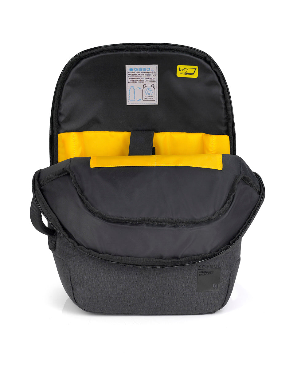 Mochila para portátil Gabol Level en color gris, imagen 4