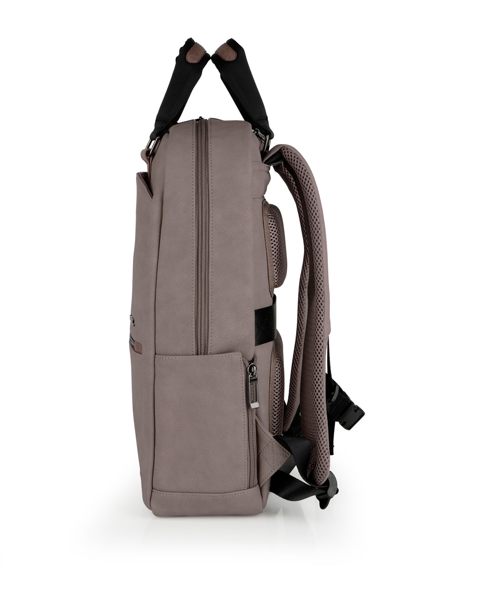 Mochila para portátil Gabol Link en color marrón, imagen 2