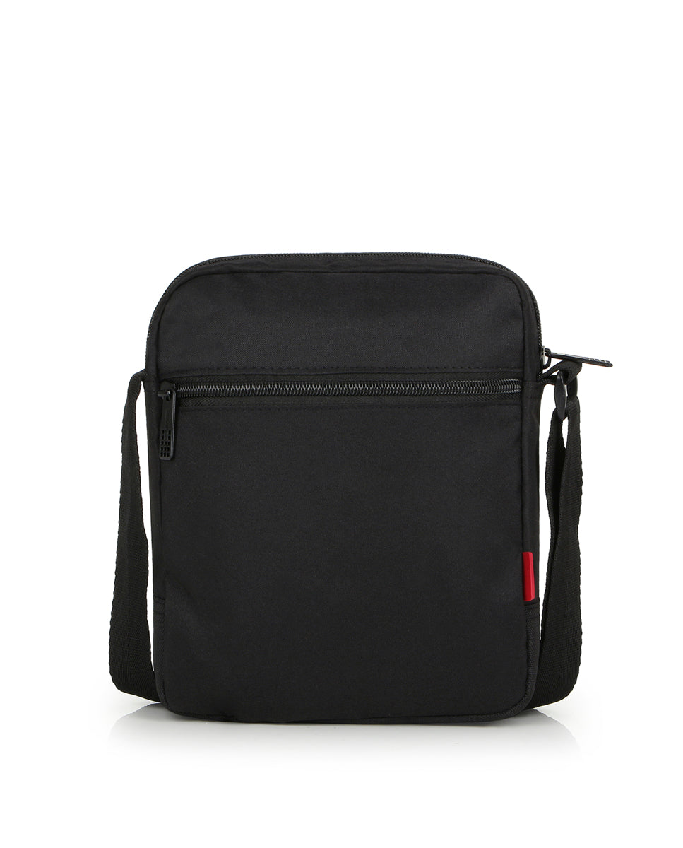 Bandolera 2 compartimentos Gabol Crony Eco en color negro, imagen 3