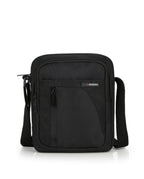Bandolera 2 compartimentos Gabol Crony Eco en color negro