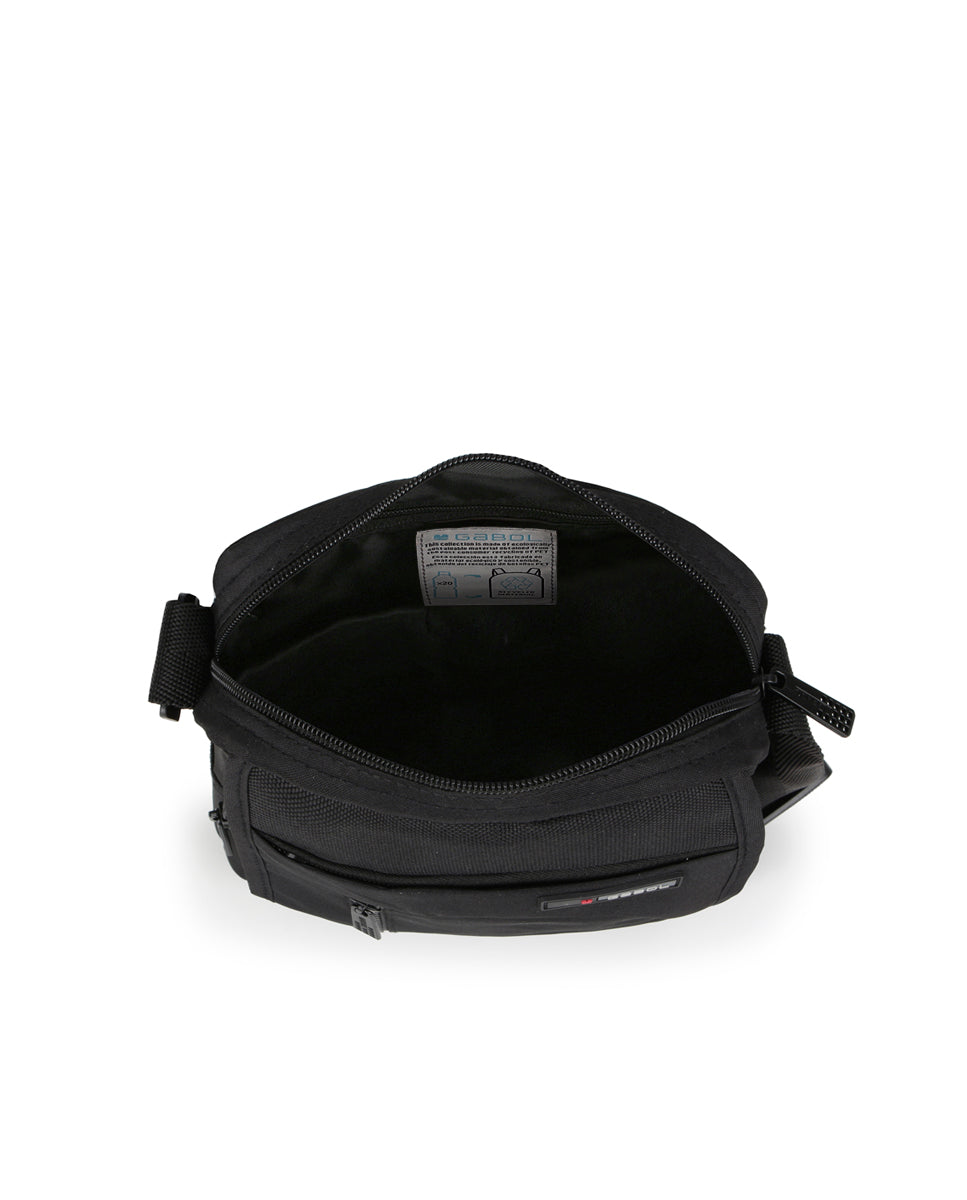 Bandolera Gabol Crony Eco en color negro, imagen 4