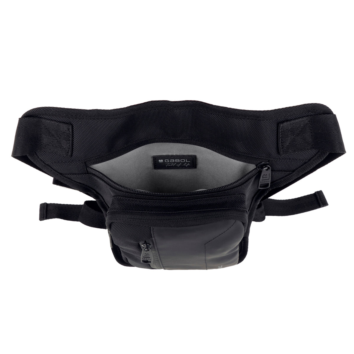Riñonera ajustable a pierna Gabol Aston en color negro, imagen 4