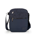 Bandolera grande Gabol Clark en color azul marino