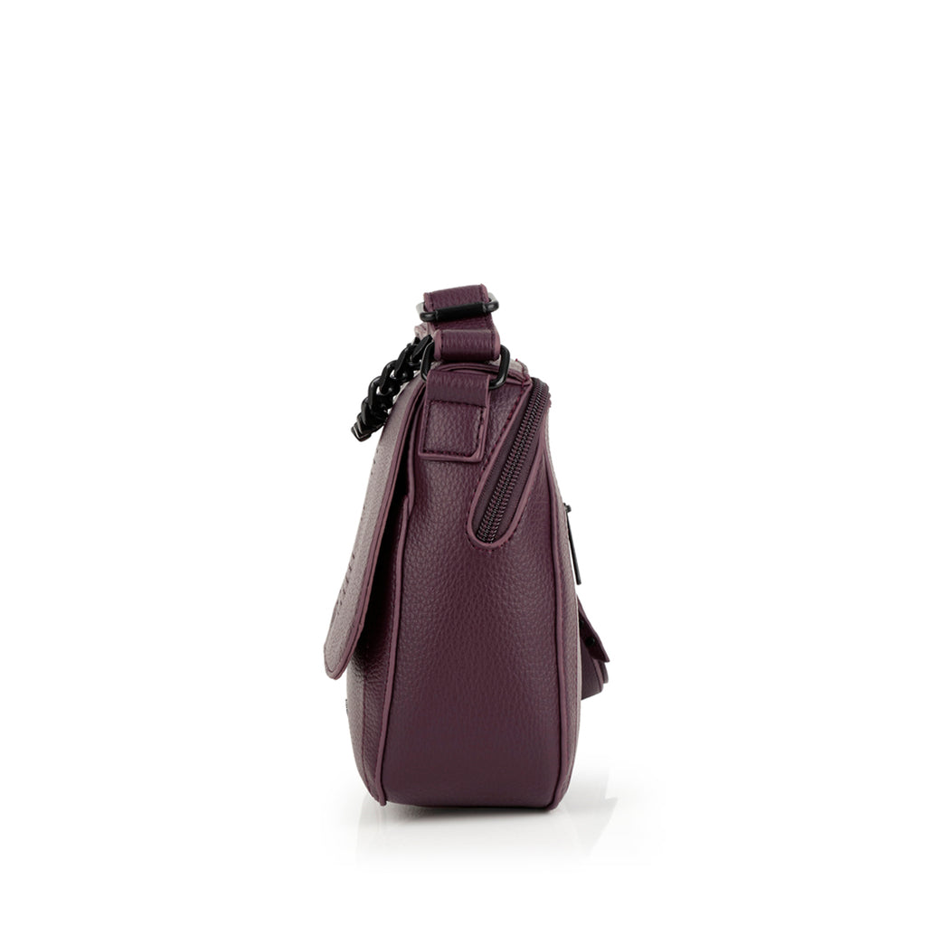 Bolso pequeño Gabol Olivia en color burdeos, imagen 2
