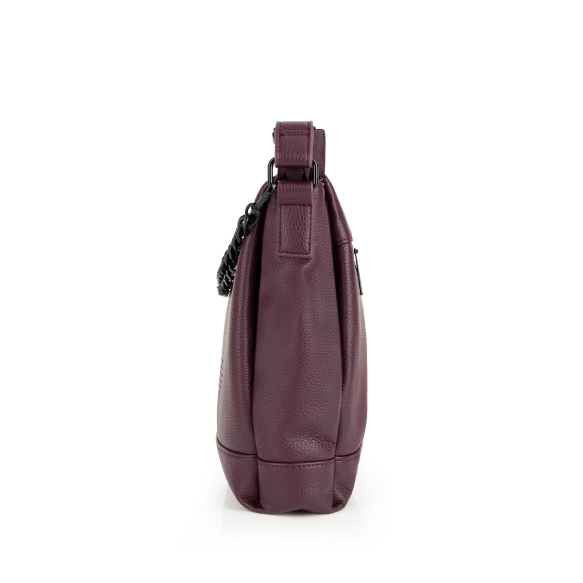 Bolso tres compartimentos Gabol Olivia en color burdeos, imagen 2