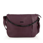 Bolso bandolera Gabol Olivia en color burdeos / rojo