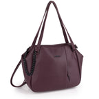 Bolso grande Gabol Olivia en color burdeos / rojo, imagen 4